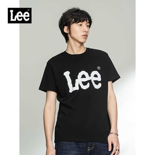 Lee ใหม่ เสื้อยืดแขนสั้น พิมพ์ลายโลโก้ หลากสี สําหรับผู้ชาย และผู้หญิง 2022S-5XL