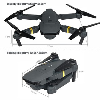 รุ่นอัพเกรด Drone E58 เครื่องบินบังคับ 4K HD กล้อง WIFI ถ่ายภาพ บินนิ่ง ถ่ายวีดีโอ กล้องชัด โดรนไร้สาย โดรนบังคับ