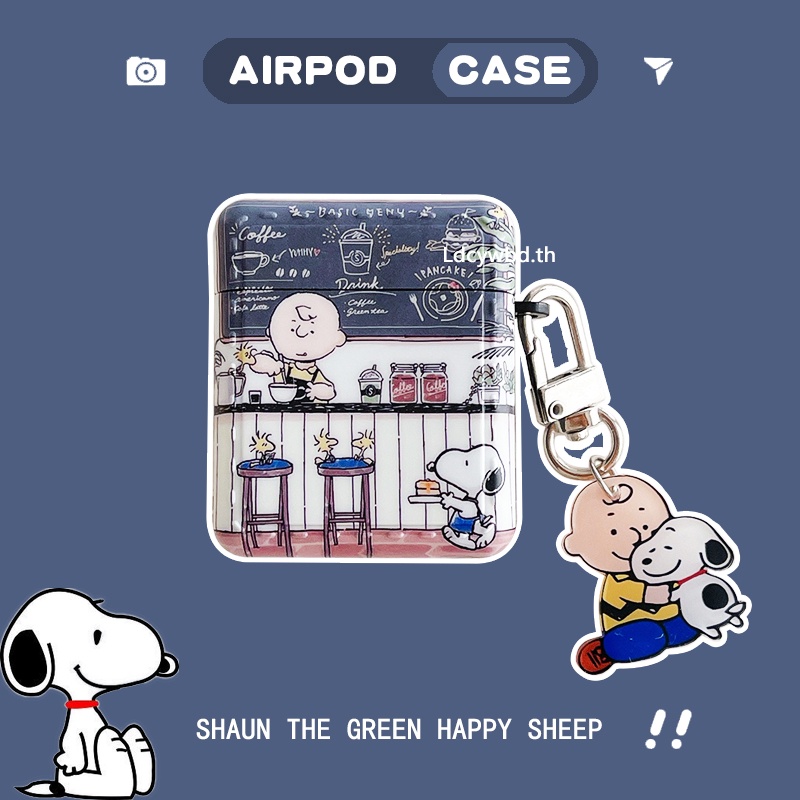 🚀จัดส่งภายใน24ชั่วโมง🚚เคส Airpod 3 สนูปปี้ ชาร์ลี แฟชั่น วัสดุ imd Case Airpod pro4 Airpod 1 gen2 so