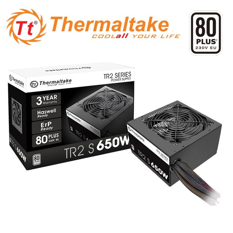 Power Supply อุปกรณ์จ่ายไฟ Thermaltake Tr2 S 550w 650w 750w 80 Plus รับประกัน 3 Y 9637