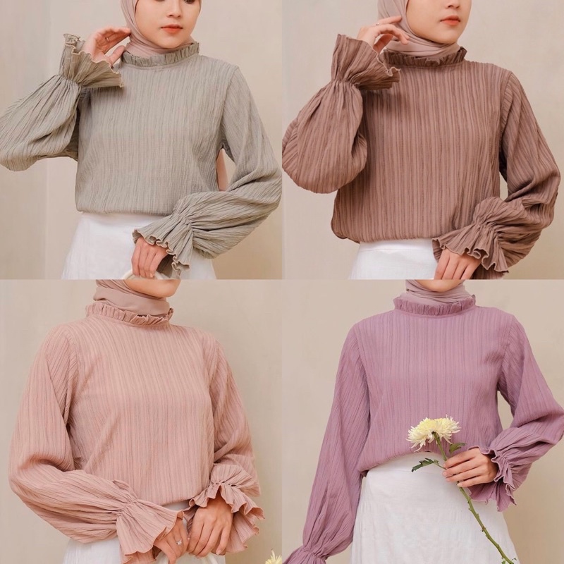 เสื้อจับจีบ by Edmee Outfit