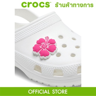 CROCS Jibbitz Pink Hibiscus ตัวติดรองเท้า