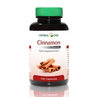 Herbal One Cinnamon อ้วยอันโอสถ ผงอบเชย 100 แคปซูล