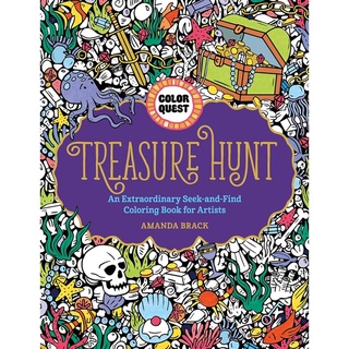 Treasure Hunt: An Extraordinary Seek-and-Find Coloring Book for Artists (Color Quest)