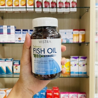 Fish oil salmon vistra 1000mg plus vitaminE 75แคปซูล