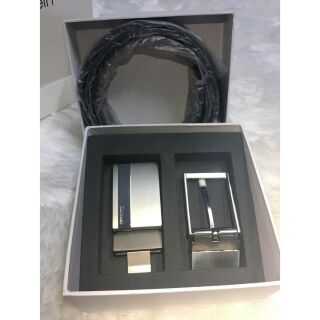 🌸Calvin Klein Belt and Buckle Set🌸
เซตสุดคุ้ม!! 
เข็มขัด + หัวเข็มขัด 2 ชิ้น สายสีดำและสีน้ำตาล