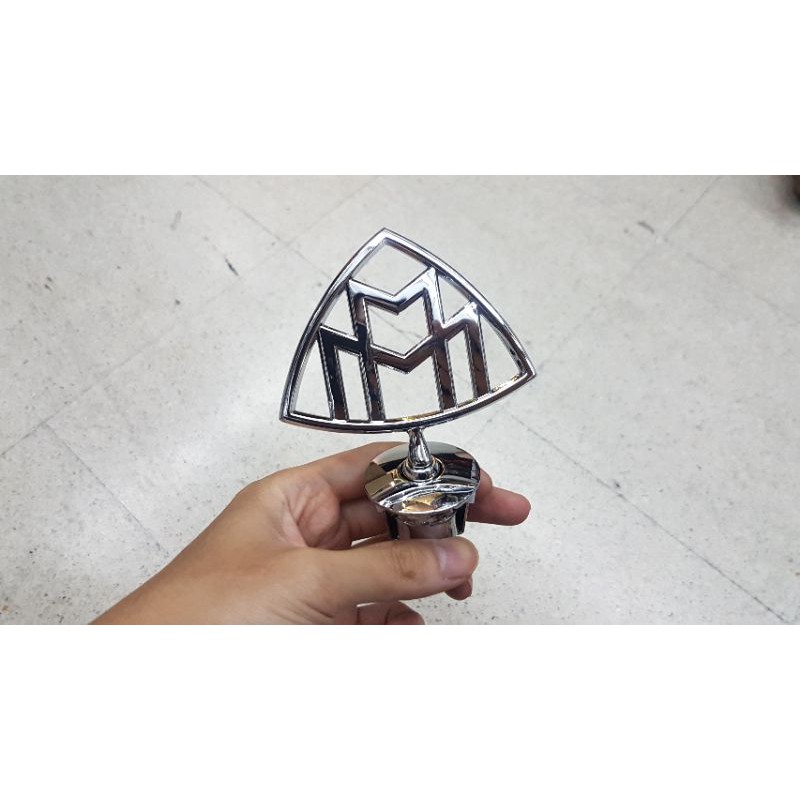 MERCEDES BENZ MAYBACH HOOD LOGO METAL โลโก้ติดฝากระโปรง