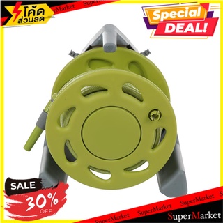 สายยางโรลติดผนัง SPRING H005 1/2 นิ้วx20 ม. สีเขียว สายยางรดน้ำ WALL-MOUNTED HOSE REEL SPRING H005 1/2"X20M GREEN อุปกรณ