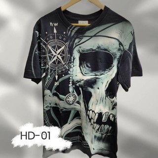 เสื้อ Rock Eagle เสื้อสตรีท oversize สกรีนลายเต็มตัวหน้า-หลัง