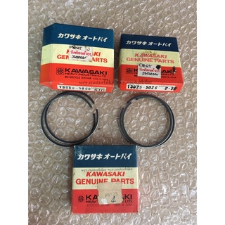 แหวนลูกสูบ AR125 แท้ kawasaki100% size std,0.50,1.00