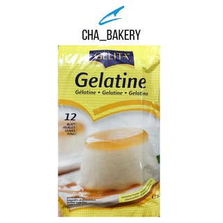 Gelita Gelatine แผ่นเจลาติน ตราเยลลิต้า 20กรัม เจลาติน