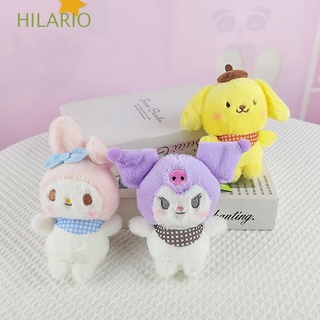 Hilario จี้ตุ๊กตา ผ้ากํามะหยี่ขนนิ่ม รูปการ์ตูน My Melody Kuromi KT DIY สําหรับตกแต่งกระเป๋า