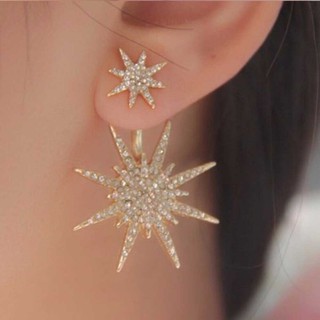 ทักแชทมา เพื่อรับโค้ดนะจ้ะ Women Luxury Simulated Crystal Stud สร้อยคอ Jewelry