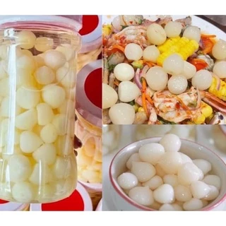 กระเทียมโทนดองน้ำผึ้ง (1แถม1 ) แบบเนื้อล้วนๆ / ดองน้ำผึ้ง-ดองสามรส ขนาด 1 กิโลกรัม สินค้า (มี อย) ปลอดภัย