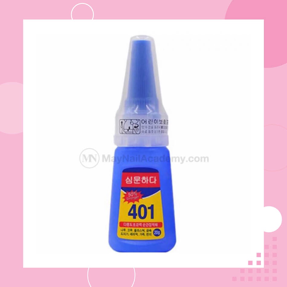 💥💥พร้อมส่ง กาวต่อเล็บPVC กาวติดอะไหล่แต่งเล็บ401 ราคาถูก