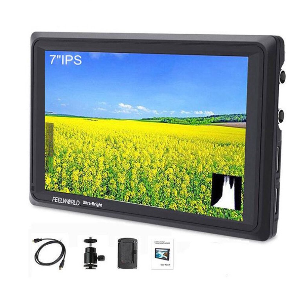 Feelworld Fw279 7 Inch On Camera Dslr Field Monitor Full Hd Focus Video 