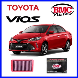 กรองอากาศ BMC Air filter Toyota Vios แบบแผ่น แทนของเดิม Made in Italy แท้ โตโยต้า วีออส