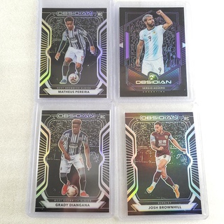 การ์ดนักฟุตบอล Panini Obsidian Base Card ใบรัน ใบสี พานินี่ Topps การ์ดฟุตบอล การ์ดสะสม การ์ด Aguero การ์ด RC