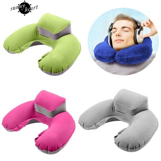 ❣ หมอนรองคอ U-Neck สนับสนุนหมอนอิงกลางแจ้ง Outdoor Camping แคมป์ปิ้ง Inflatable Cushion