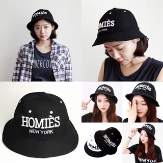 หมวกบักเก็ต_HOMIES สีดำ Bucket