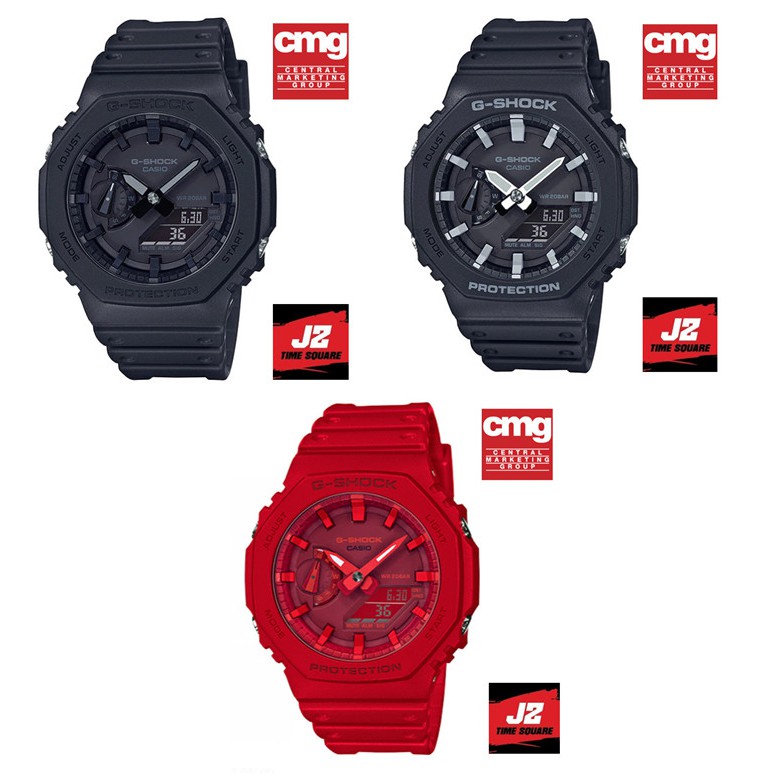 แท้แน่นอน 100% กับ G-SHOCK GA-2100-1A GA-2100-1A1 GA-2100-4A อุปกรณ์ครบทุกอย่างพร้อมใบรับประกัน CMG