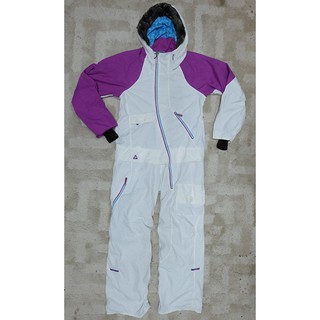 ชุดเล่นสกีผู้หญิง ชุดเล่นสโนว์บอร์ด ชุดหมีแฟชั่น snowboard suit ski suit ชุดหมีกันหนาว มือ 2 ของญี่ปุ่นไซส์ S