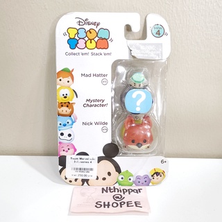 ++ ขาย Tsum Tsum Disney Series 4 แบบแพ็ค 3 ตัว 3 ไซส์ S M L ของแท้ ของใหม่ ไม่แกะ พร้อมส่ง +++ Zootopia Nick Wilde Alice