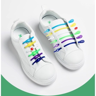 เชือกรองเท้าซิลิโคน สีสันสดใส เพิ่มความเท่ให้กับรองเท้าคู่โป…