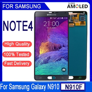 5.7”Original LCD For Samsung Galaxy Note 4 N910 N910C N910A N910F N910H LCD Display Touch Screen Digitizer Assembly  Rep