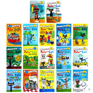 พร้อมส่ง หนังสือนิทานภาษาอังกฤษ " I Can Read " Pete the cat  17 Books  + CD ไฟล์เสียง mp3 ทุกเล่ม