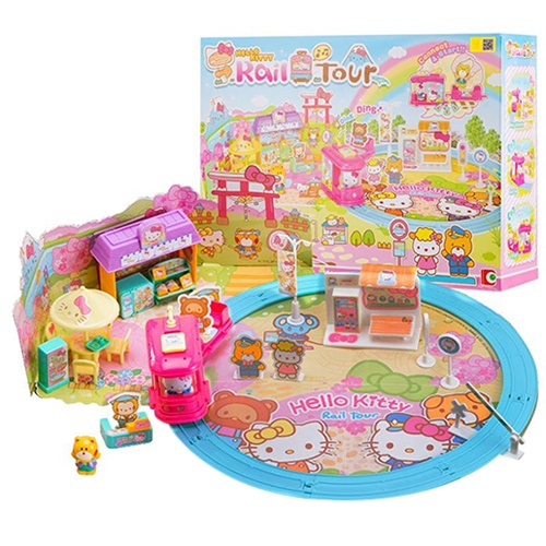 fujitoys.shop พร้อมส่ง KT-50092 ของเล่นเด็กชุดรถไฟคิตตี้ ลิขสิทธิ์ถูกต้อง