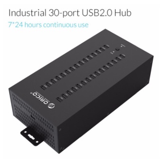 ORICO IH30P 30-Port Industrial USB 2.0 Hub Splitter 300W Powered Fast Charging Adapter