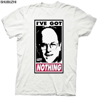 [S-5XL] เสื้อยืดคอกลม ผ้าฝ้าย พิมพ์ลาย Seinfeld Ie Got Nothing George Frame สีขาว สําหรับผู้ชาย ครอบครัว sbz391 BEmnfp0