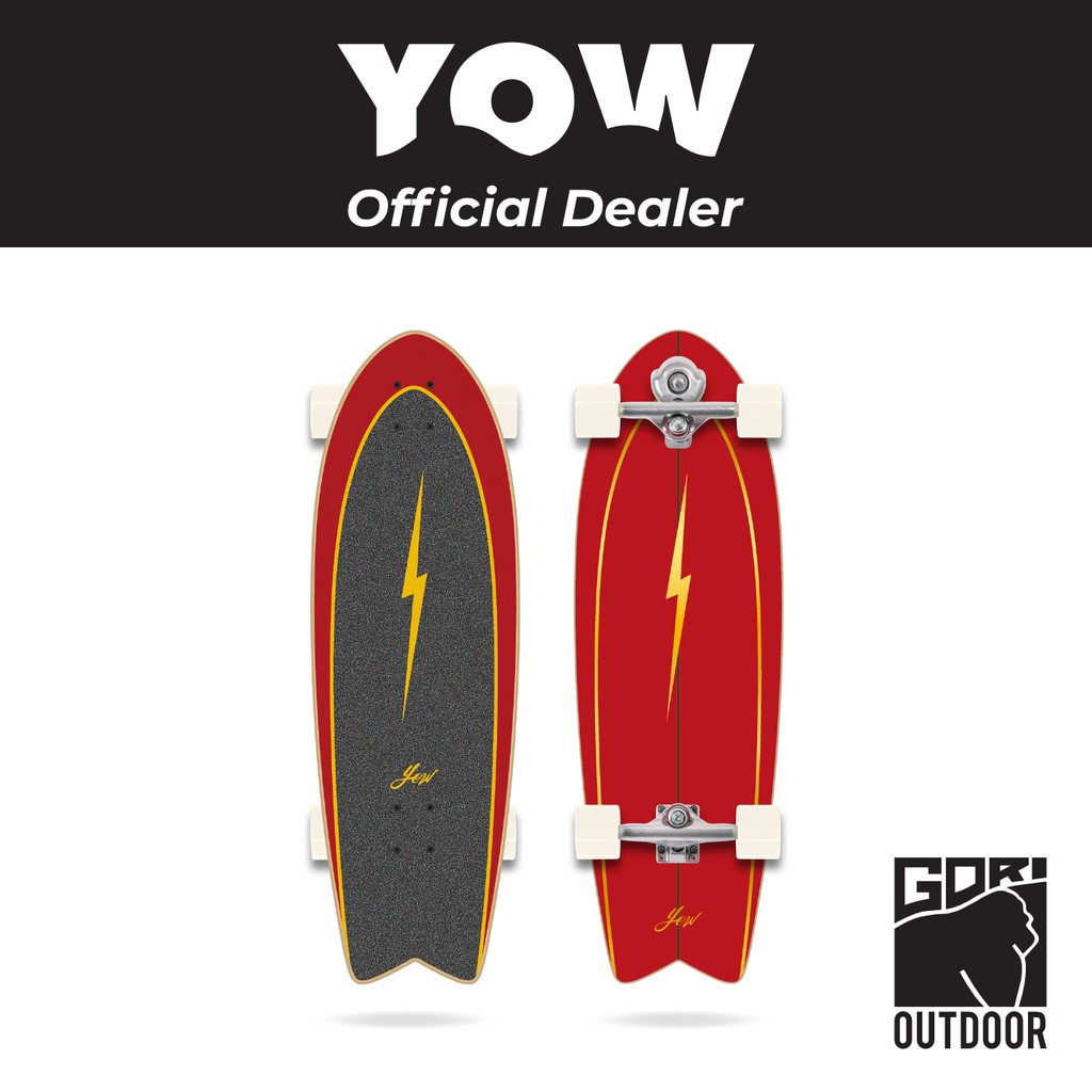 YOW Pipe 32" Power Surfing Series Surfskate