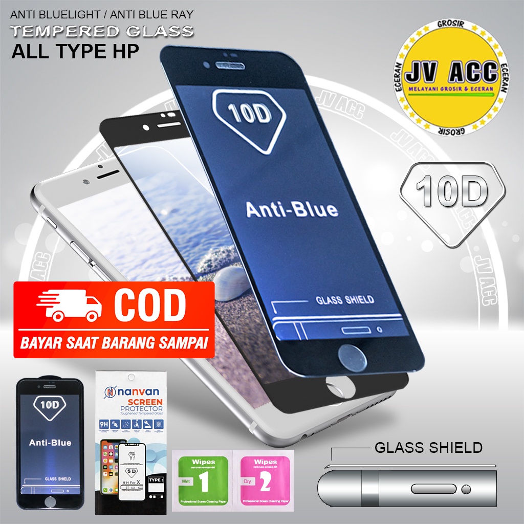 ANTI BLUELIGHT TEMPERED GLASS 10D FULL COVER SAMSUNG A8/J3 PRO 2017/J5 PRO 2017/A31