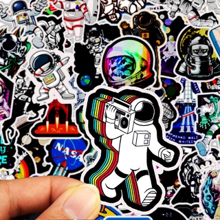 Aoda Astronaut - Series 01 Spaceman สติ๊กเกอร์  50Pcs/Set DIY Fashion Decals Doodle สติกเกอร์ สติ้กเกอร์ สติ๊กเกอร์ติดโน๊ตบุ๊ค