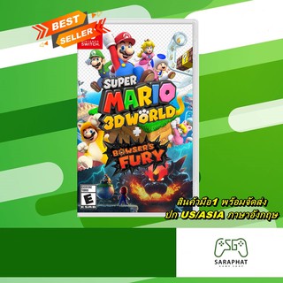 (ใส่โค้ด shopee : 10DDXSEPW3 ลด 10%) NSW SUPER MARIO 3D WORLD+BOWSERS FURY ปก US/ASIA ภาษาอังกฤษ