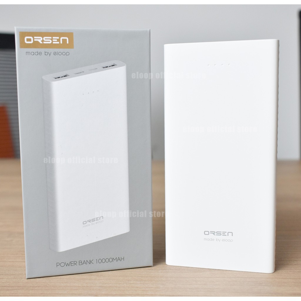Powerbank ORSEN By eloop E41 10000 mAh | Shopee Thailand