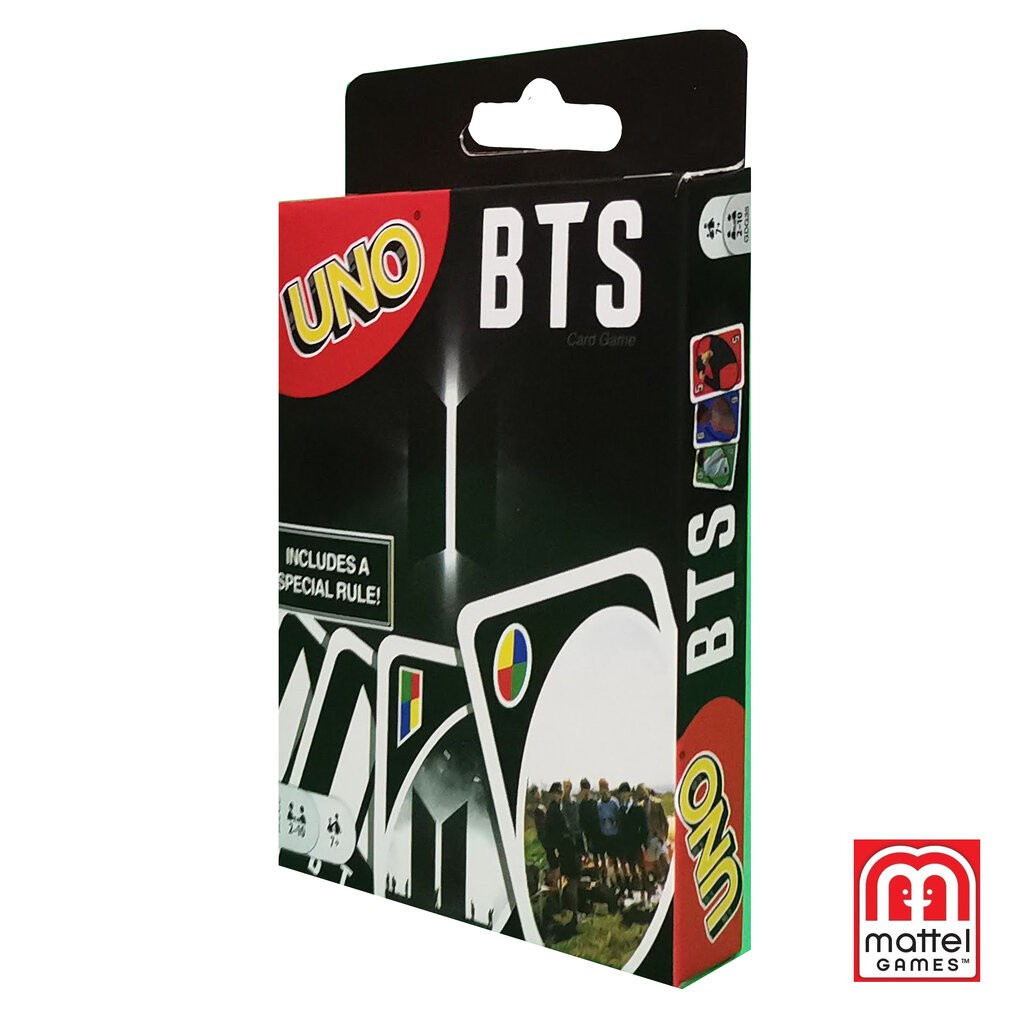 การ์ดเกม เกมการ์ด เล่นไพ่ Game Card UNO BTS Mattel Card Game Original Box ไพ่อูโน่ของแท้ คลาสสิก แมทเทล การ์ดเกมอันดับ 1