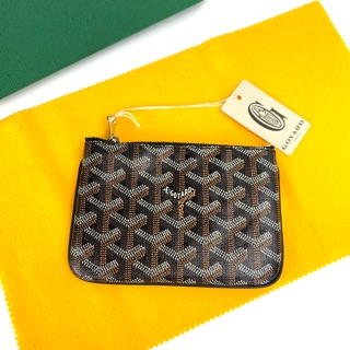 New Goyard Pouch black 6x4นิ้ว