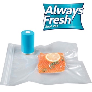 เครื่องซีลสูญญากาศ เครื่องซีลอาหาร เก็บอาหารสดพร้อมถุงซีล รุ่น Always-fresh-seal-Vac-plastic-25Jun-J1