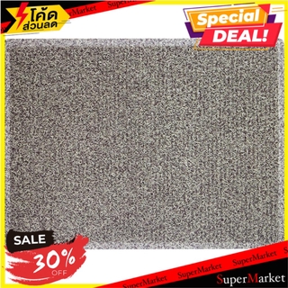 พรมเช็ดเท้าดักฝุ่น HOME L&amp;ST CMDB11T 45X60 ซม. สีน้ำตาล/เบจ พรมภายนอก DOOR MAT HOME L&amp;S CMDB11T 45X60CM BROWN/BEIGE