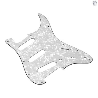 ( Music ) อุปกรณ์เสริมกีตาร์ Pickguard 3 Ply พร้อมสกรู 11 หลุมสําหรับ St Guitar