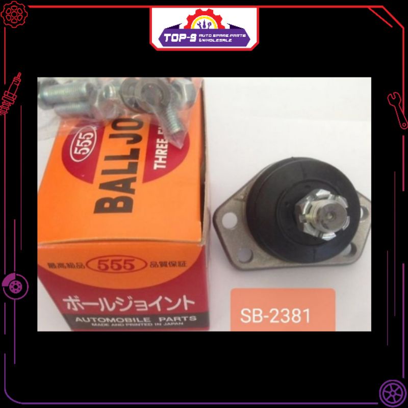 (ญี่ปุ่น 555)TOYOTA UNSER,KM36 UPPER&LOWER BALL JOINT SB-381/SB-2502