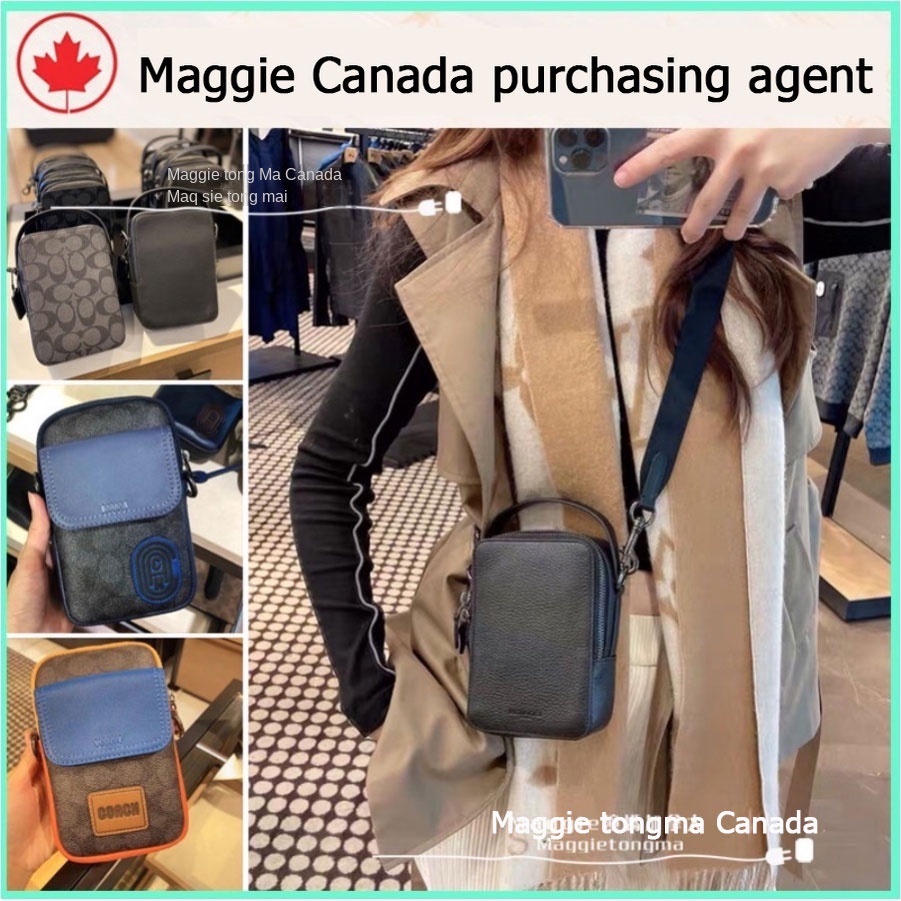 #Maggie Canada# ของแท้ 100% COACH 3146 903 กระเป๋าสะพายข้างข้าง กระเป๋าลำลอง