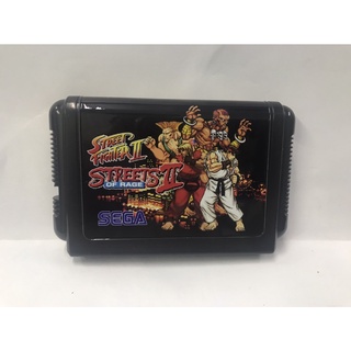 ตลับ MD Street OF Range 2 ( Street Fighter)( ตลับ Repro)เครื่อง Mega Drive