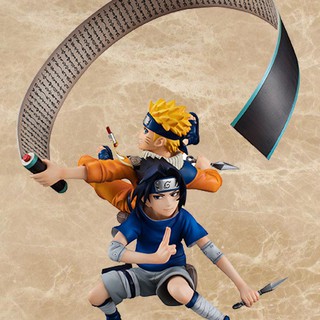 ฟิกเกอร์นารูโตะ Remix Naruto Uchiha Sasuke Uzumaki Sasuke Hokage ขนาด 15 ซม.