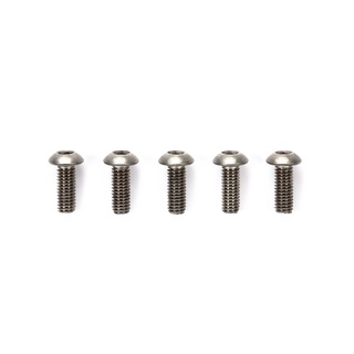 TAMIYA 53529 3x8mm TITANIUM ROUND HEX HEAD SCREW (5PCS.)