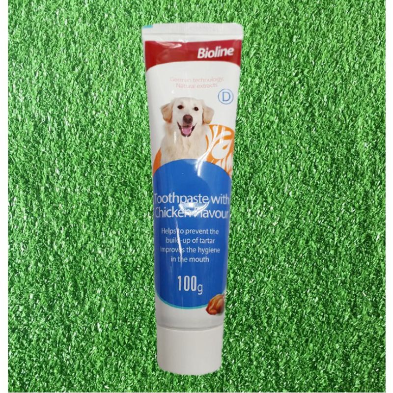 Bioline ยาสีฟันสำหรับสุนัข ยาสีฟันแมว ยาสีฟันสุนัข แปรงสีฟันสุนัข แปรงสีฟันแมว Bioline กลิ่นเปปเปอร์มิ้นท์ ขนาด 100 g. - รูปที่ 5