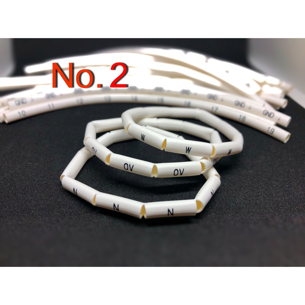WIRE MARKER วายมาร์คเกอร์ ตัวเลือกชุดที่2  (ราคาต่อ10ชิ้น)
